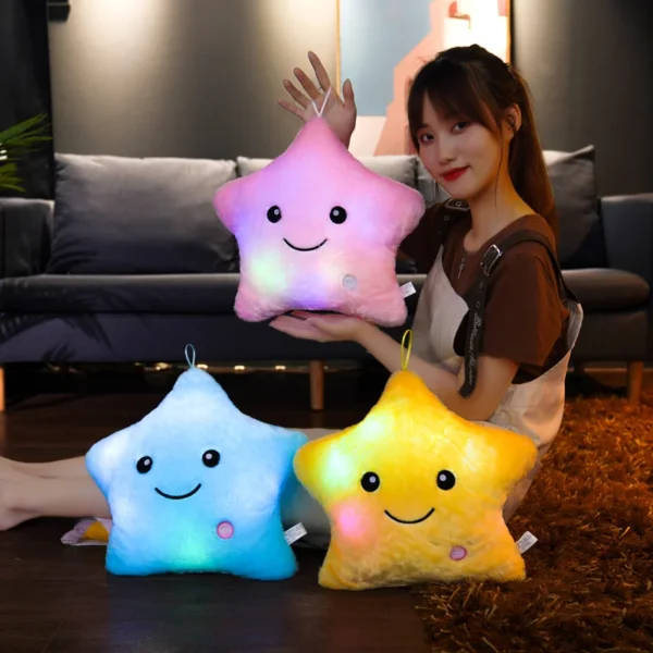 Cute Led Light Star Pillow - Image 3