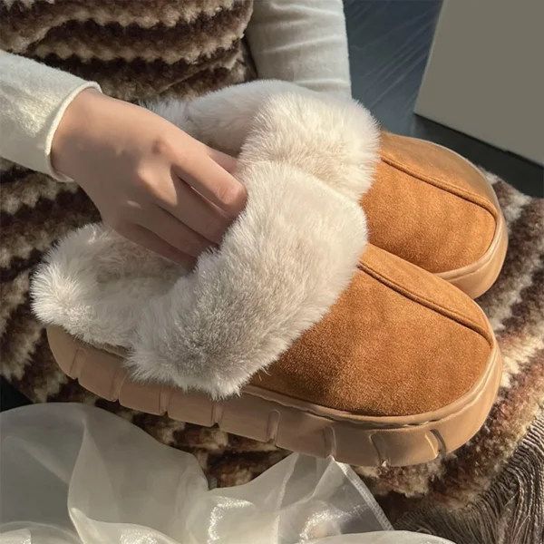 Fluffy Slippers Women