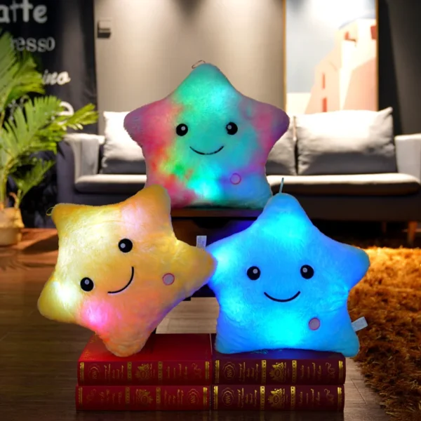 Cute Led Light Star Pillow