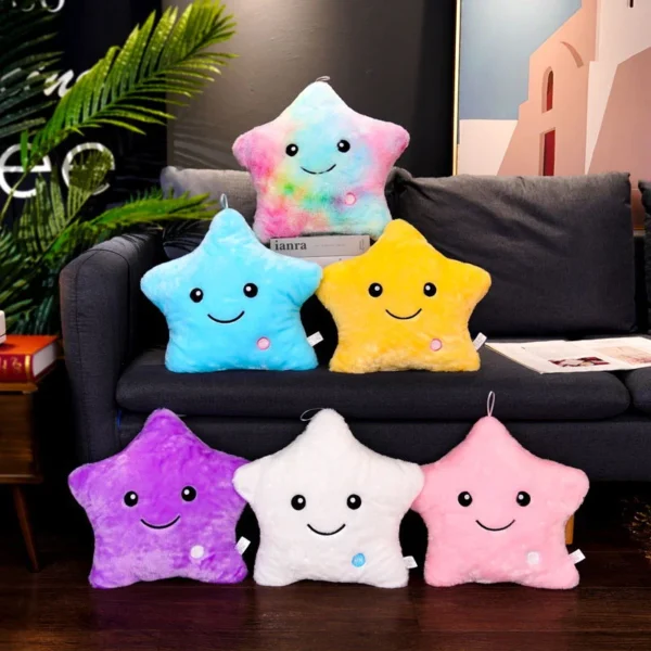 Cute Led Light Star Pillow - Image 2