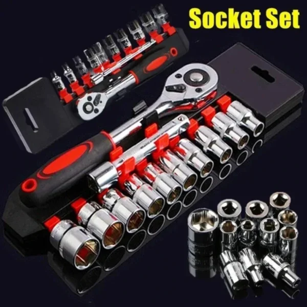 1/4" Ratchet Socket Wrench Set