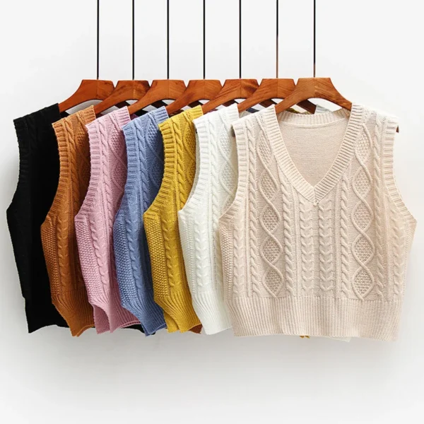 Women Sweater Vest - Image 6