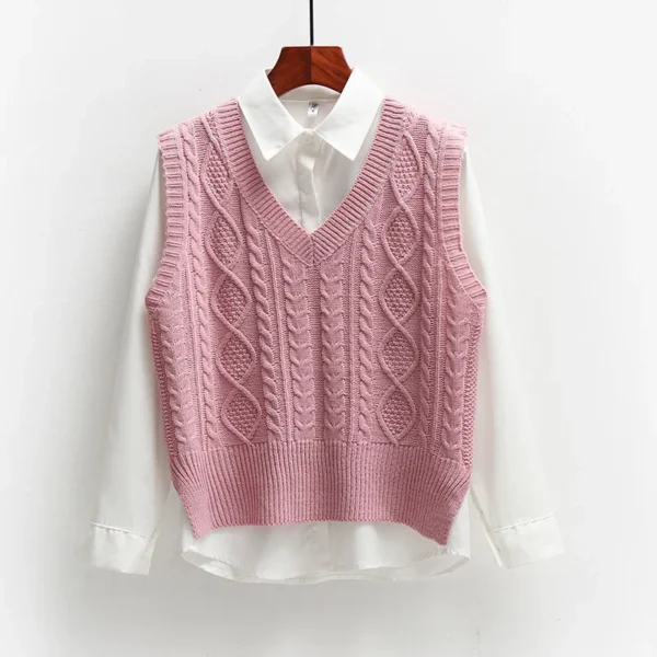 Women Sweater Vest - Image 4