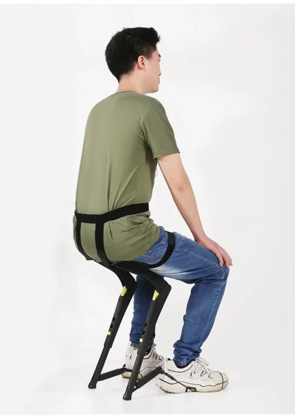 Exoskeleton Wearable Sports Lightweight Folding Chair - Image 5