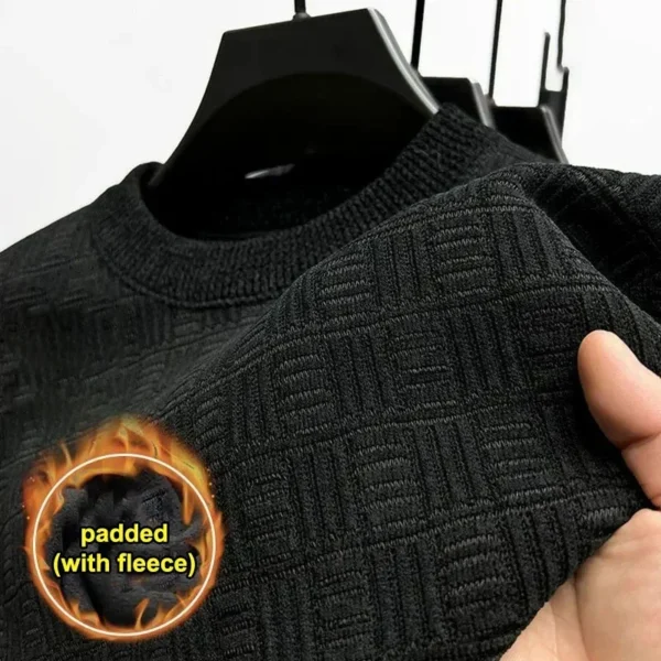 Three-dimensional Jacquard High-grade Casual Pullover - Image 4