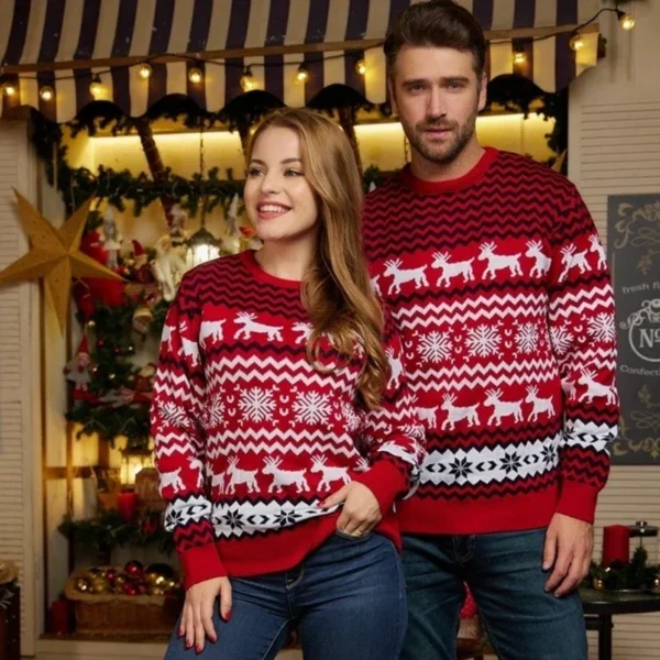 Men Women Christmas Sweaters Casual