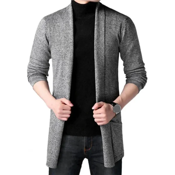 Men Winter Knitted Sweater Coat