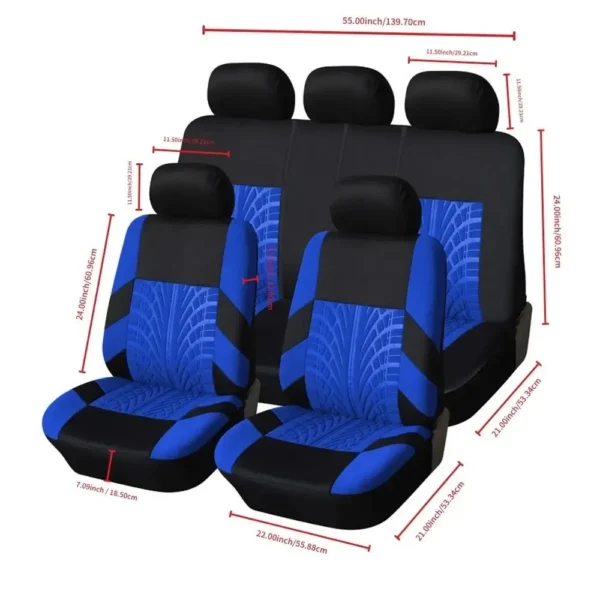 Car Seat Covers Full Set Front & Rear - Image 2