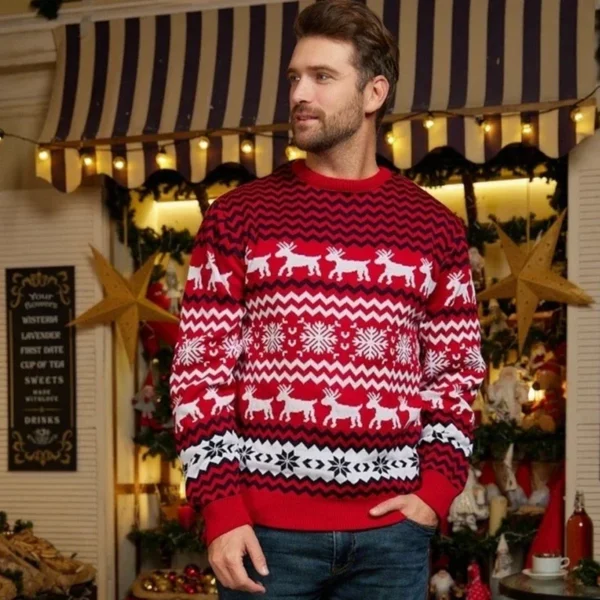 Men Women Christmas Sweaters Casual - Image 5