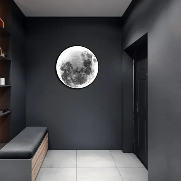 Moon Wall Lamp Mural LED - Image 3