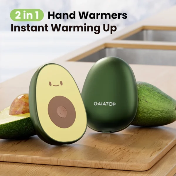 Avocado Shaped Electric Hand Warmer - Image 3