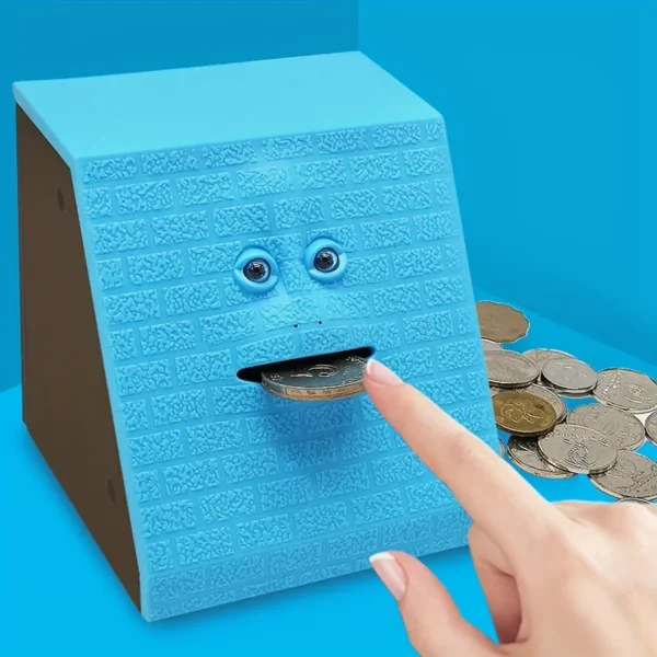 Plastic Face Piggy Bank Electric - Image 2