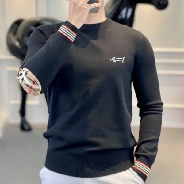 Men Golf Shirts Luxury Long Sleeves - Image 3