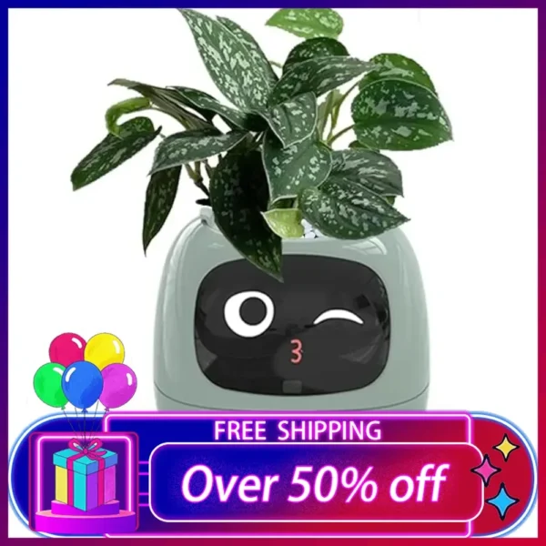 Smart Flowerpots, 7 Smart Sensors (Green)