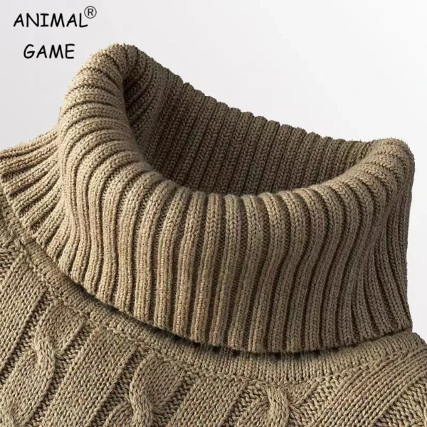 Turtleneck Casual Men Sweater