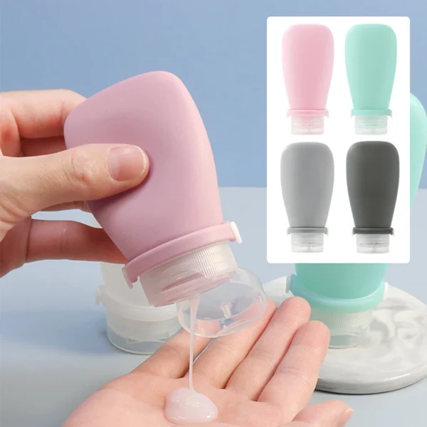 Portable Silicone Travel Bottle Container