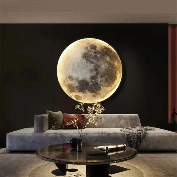 Moon Wall Lamp Mural LED