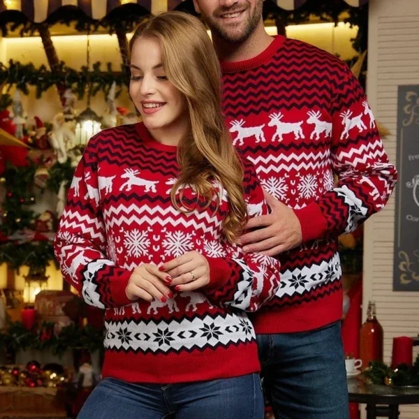 Men Women Christmas Sweaters Casual - Image 2