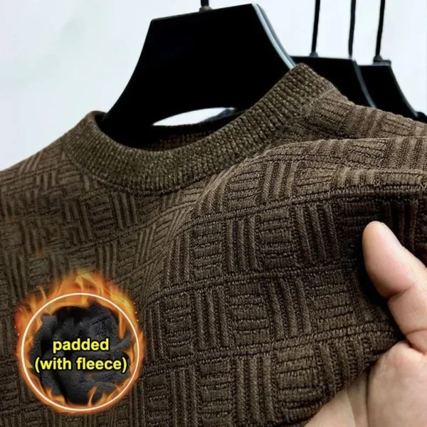 Three-dimensional Jacquard High-grade Casual Pullover - Image 2