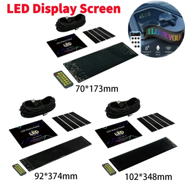 Flexible LED Display Screen Car Sign