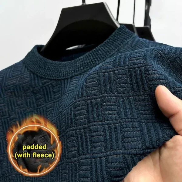 Three-dimensional Jacquard High-grade Casual Pullover