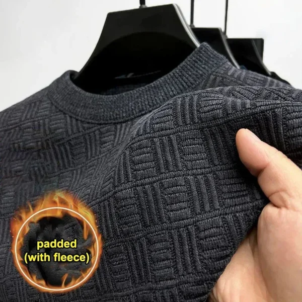 Three-dimensional Jacquard High-grade Casual Pullover - Image 3