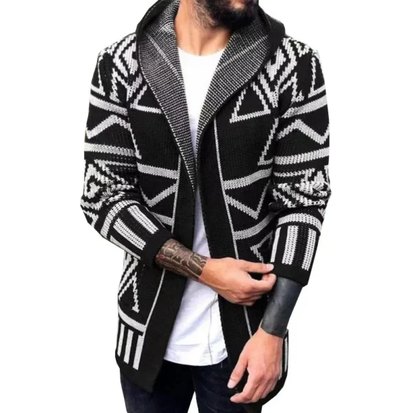 Men Cardigan Sweater - Image 5